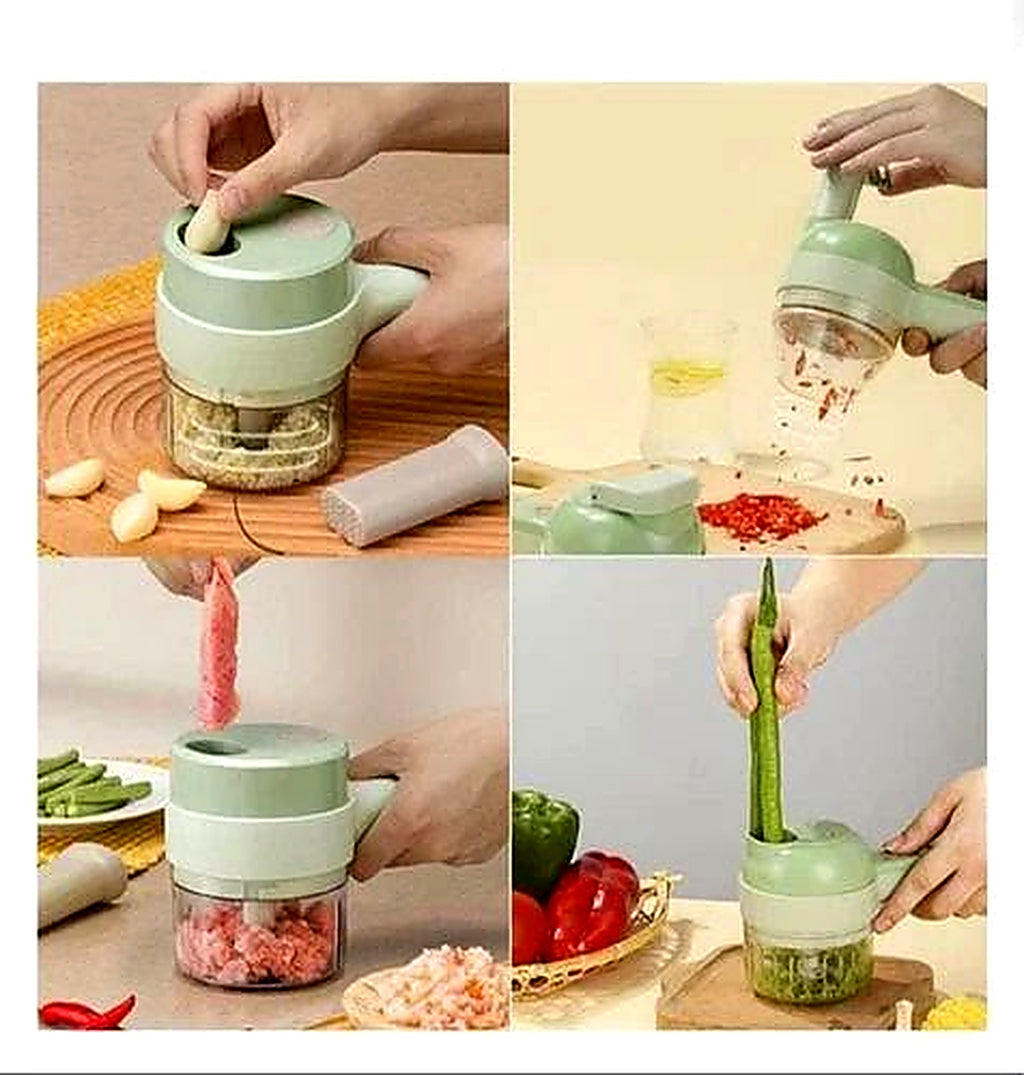 "Electric Mini Chopper – Wireless Vegetable Cutter"