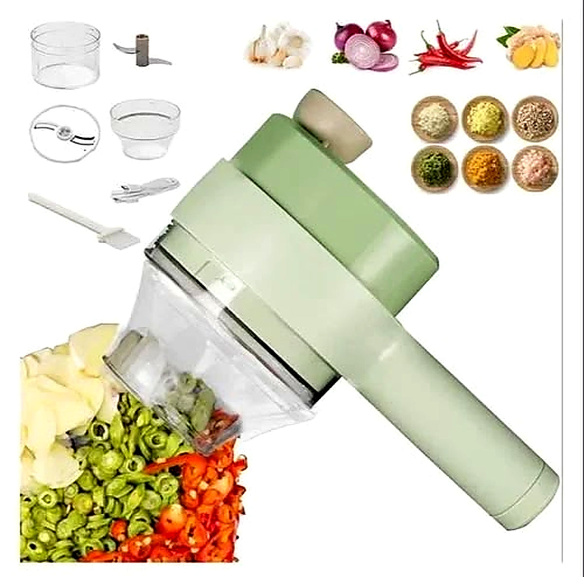 "Electric Mini Chopper – Wireless Vegetable Cutter"