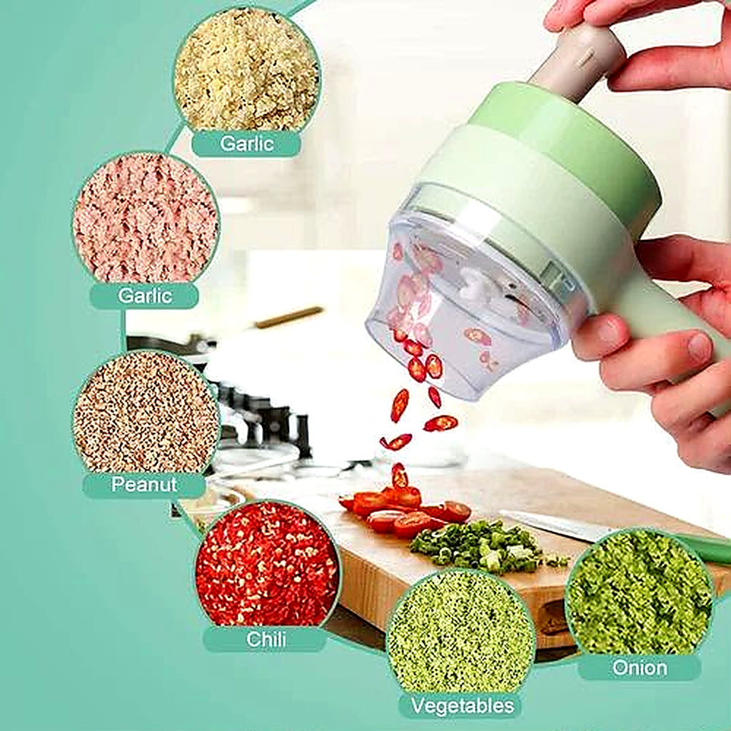 "Electric Mini Chopper – Wireless Vegetable Cutter"