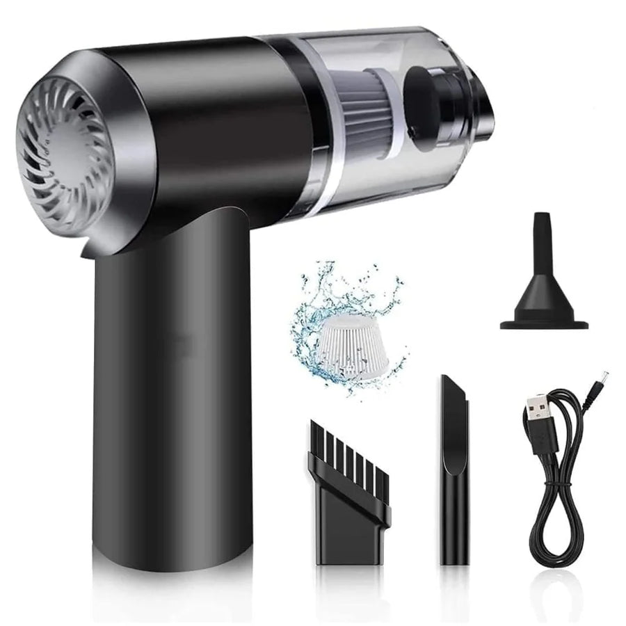 2-in-1 Mini Vacuum Cleaner – Portable Handheld Dust & Air Duster