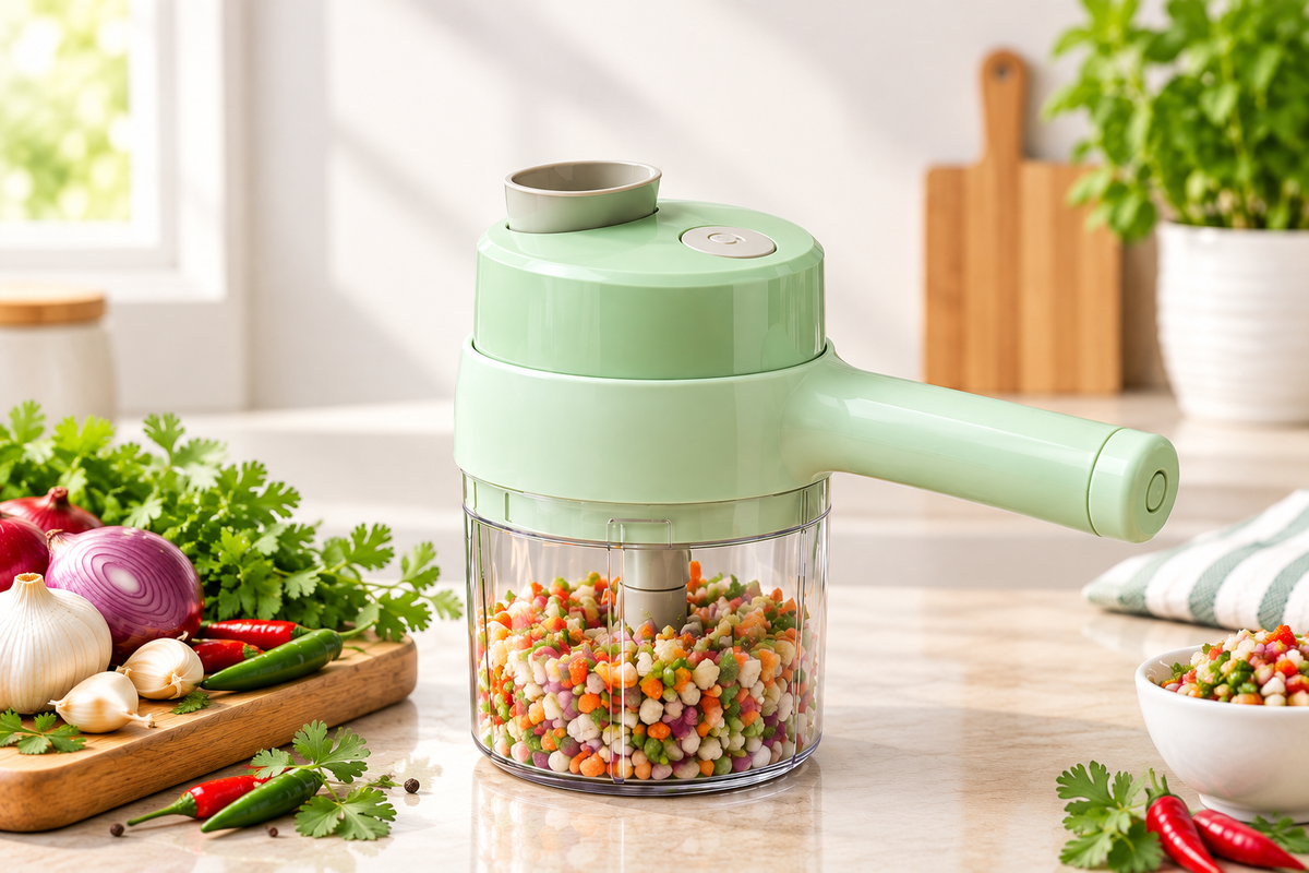Green manual food chopper