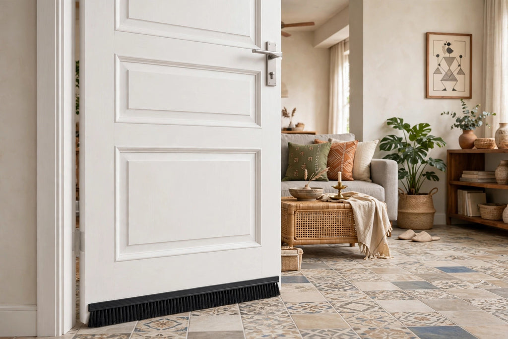 Door Bottom Draft Stopper Brush – Dust & Insect Guard