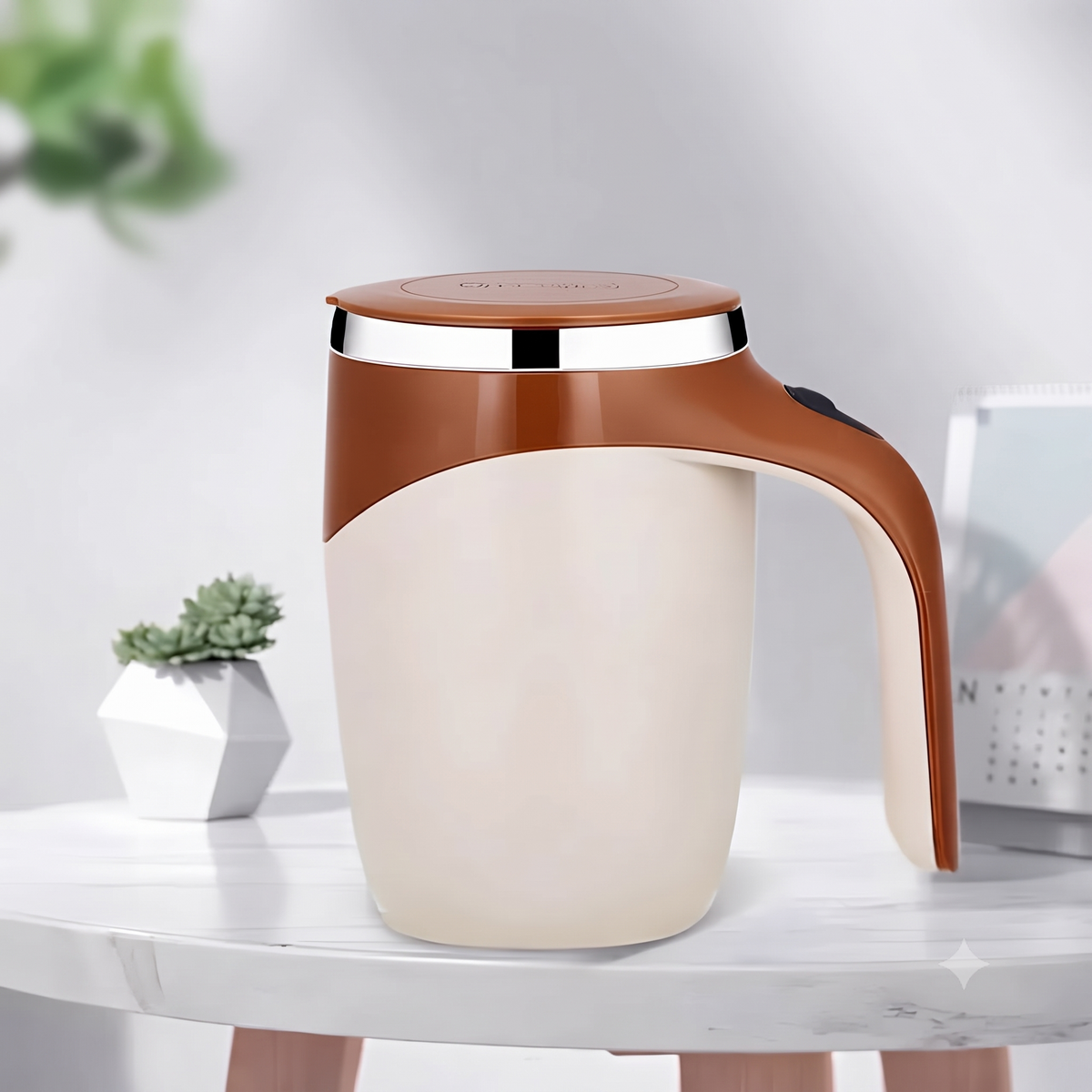 Self-Stirring Automatic Coffee Mug & Electric Mixer