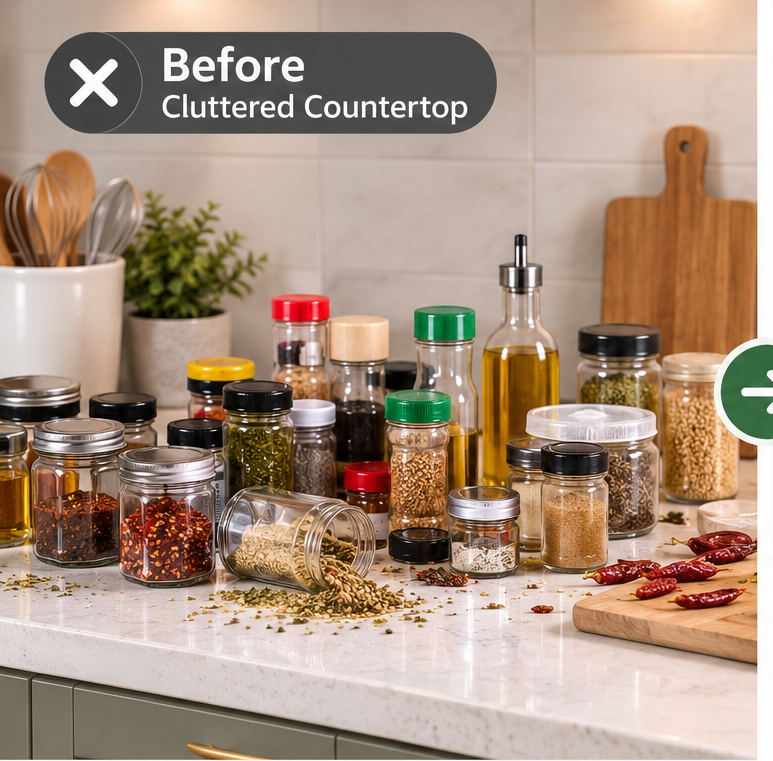 Problem — Cluttered Countertop